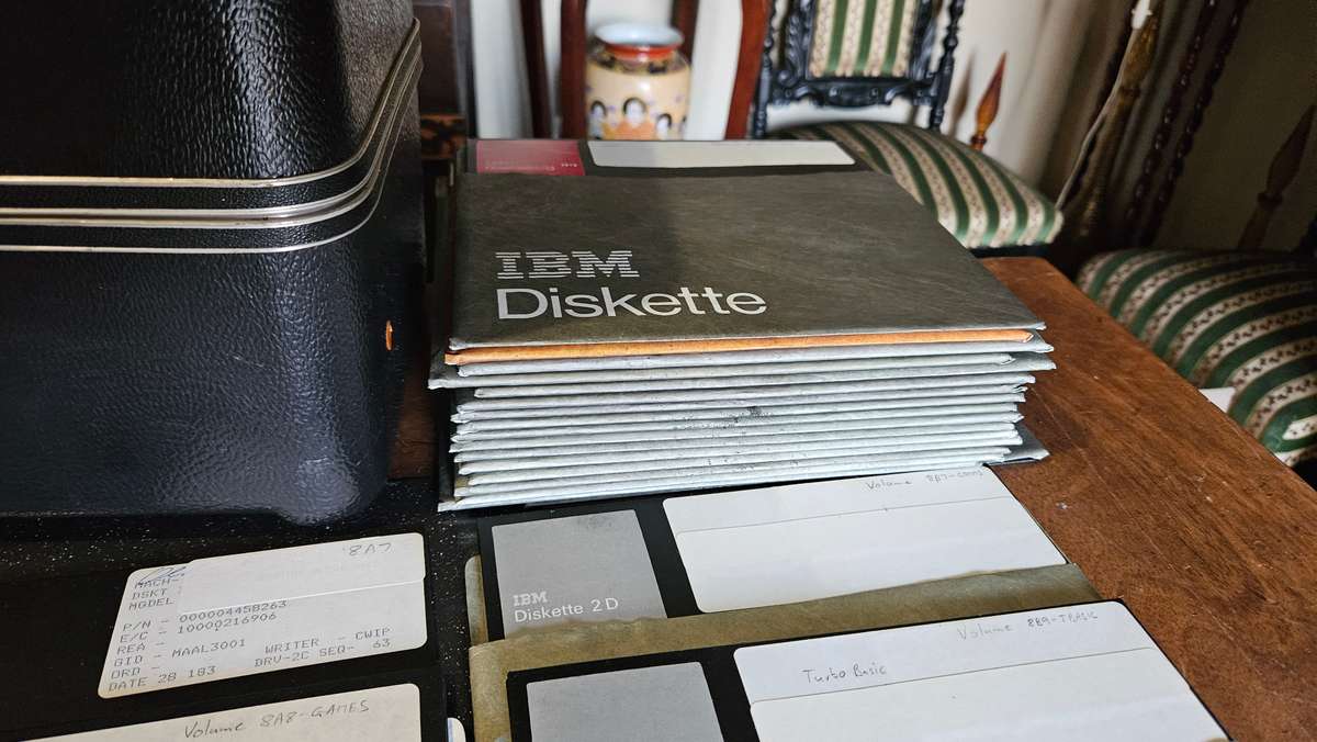 Two Sets Of Vintage Floppy Drives