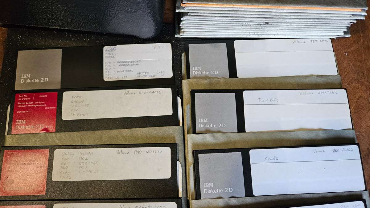 Two Sets Of Vintage Floppy Drives