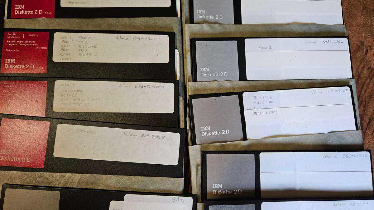 Two Sets Of Vintage Floppy Drives