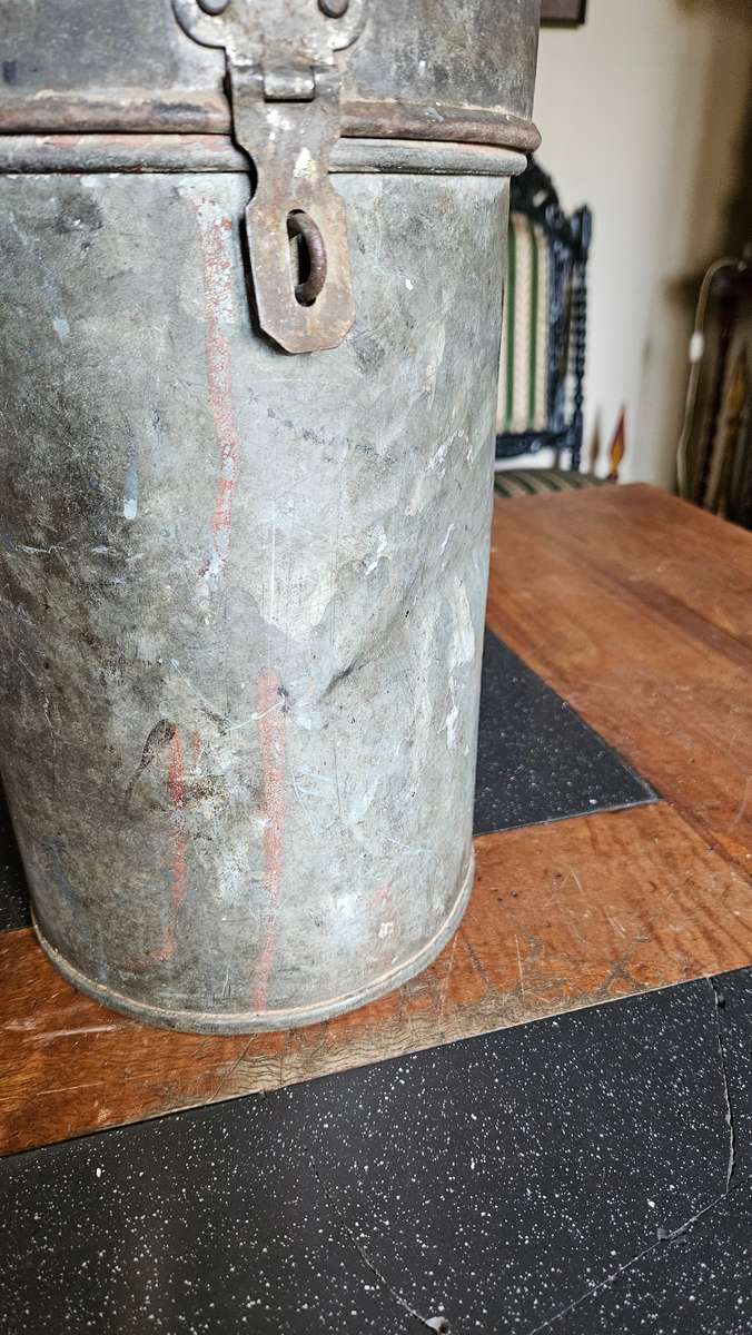 Galvanized Container & Pitcher