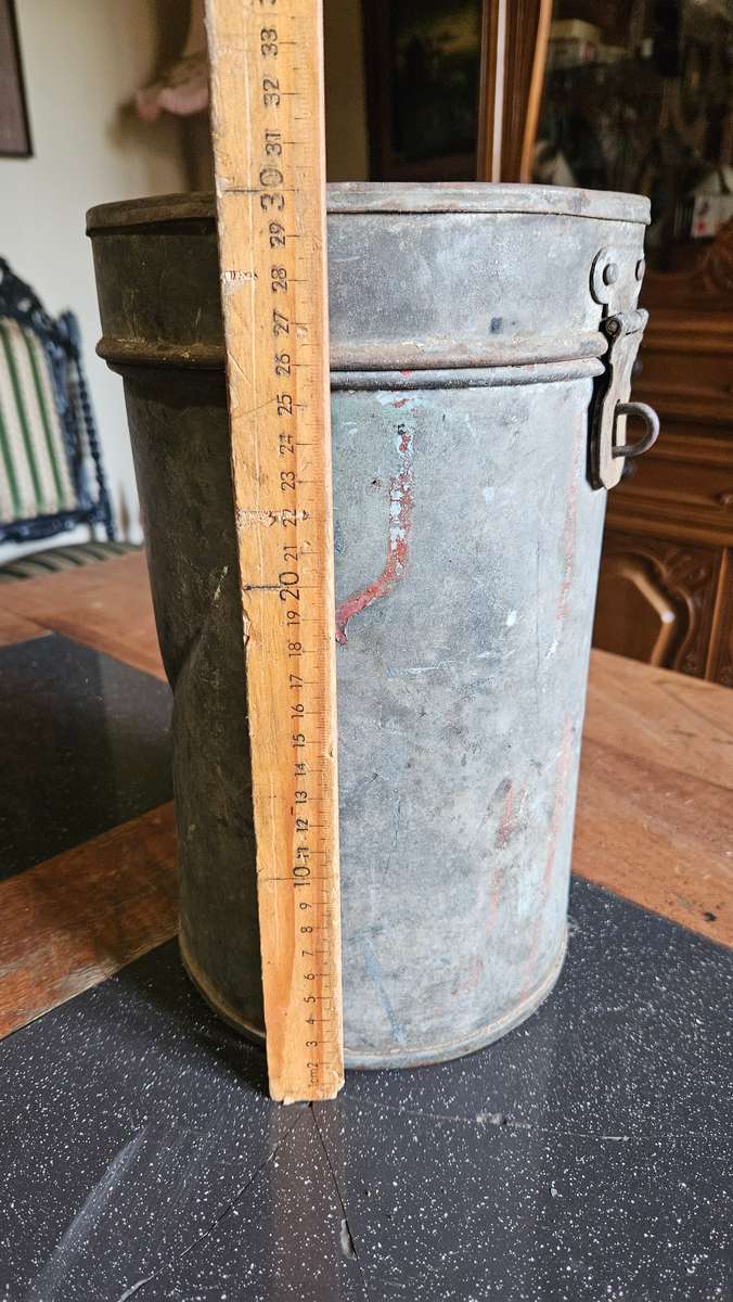 Galvanized Container & Pitcher