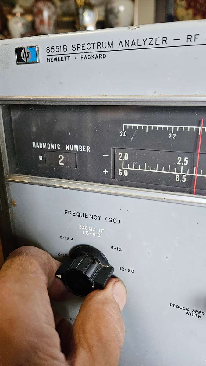 Hewlett Packard 8551 B Spectrum Analyzer RF Section