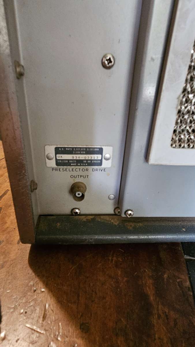 Hewlett Packard 8551 B Spectrum Analyzer RF Section