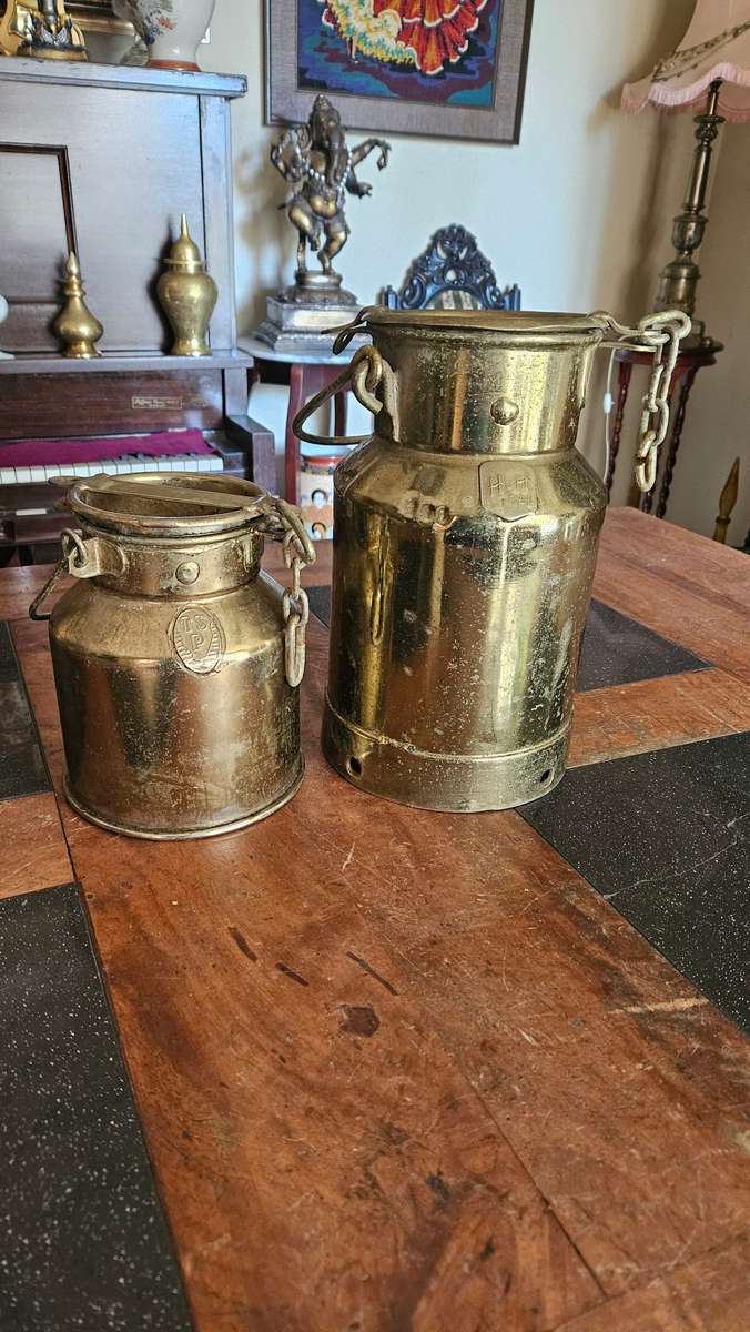 Brass Milk Cans