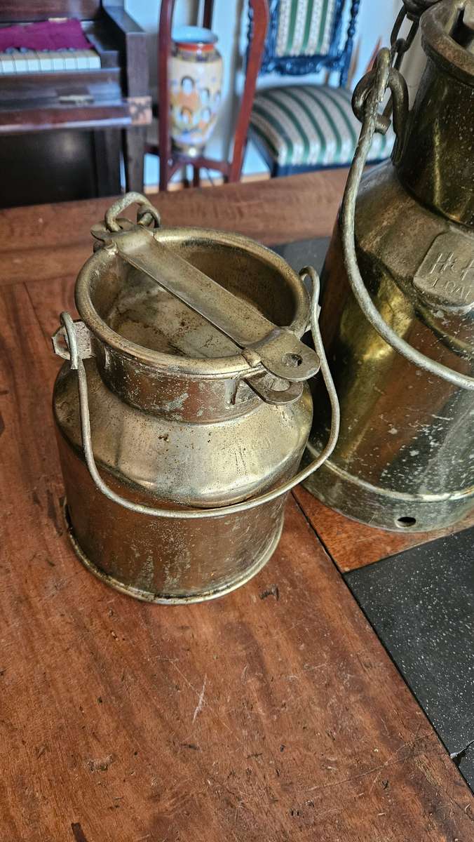 Brass Milk Cans