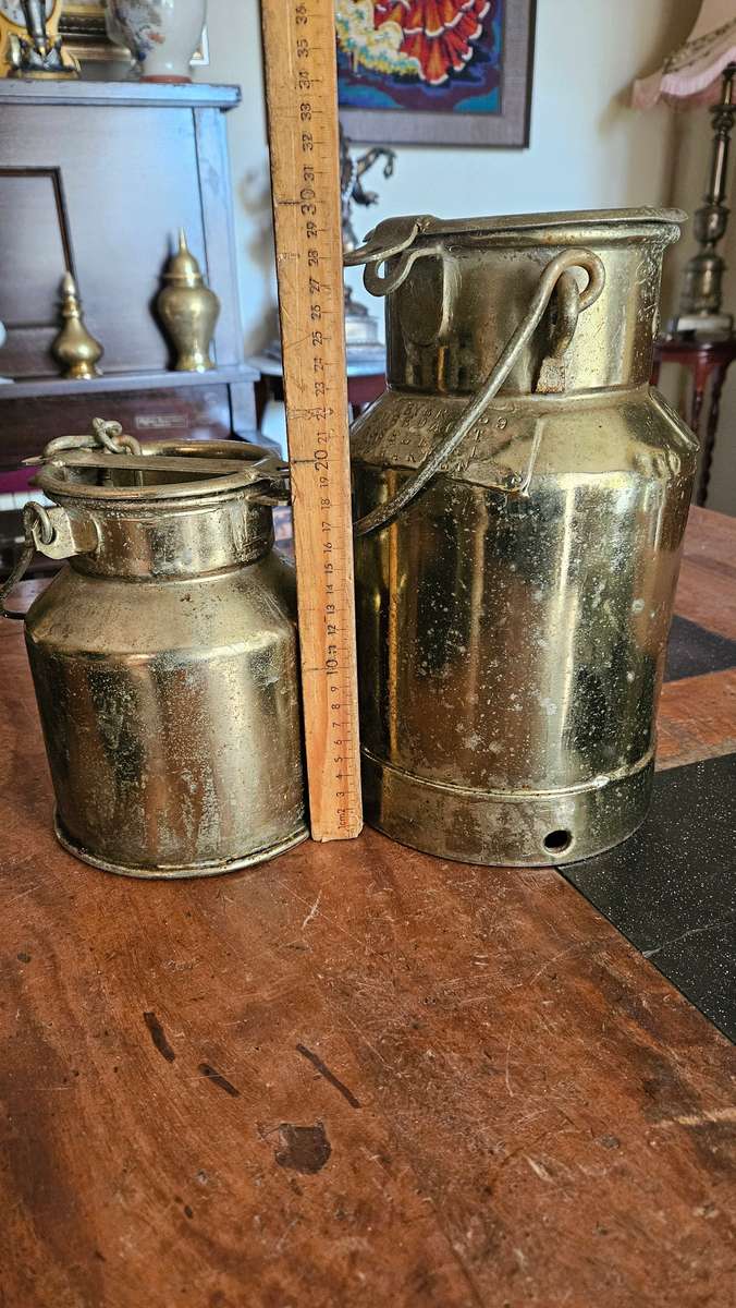Brass Milk Cans