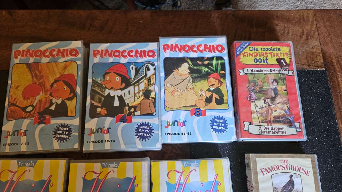 Vintage VHS Tapes Children Movies