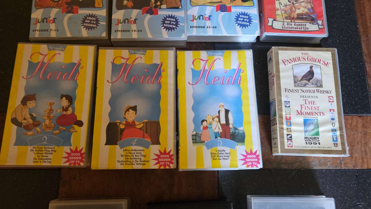 Vintage VHS Tapes Children Movies