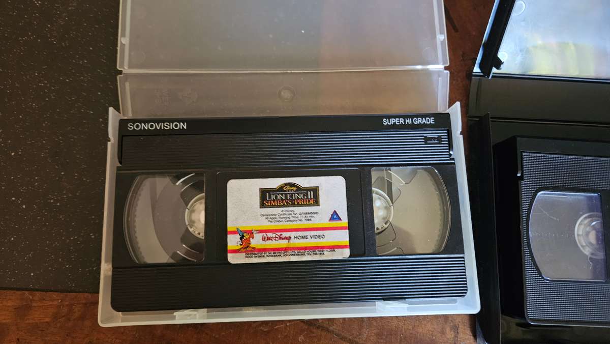 Vintage VHS Tapes Children Movies