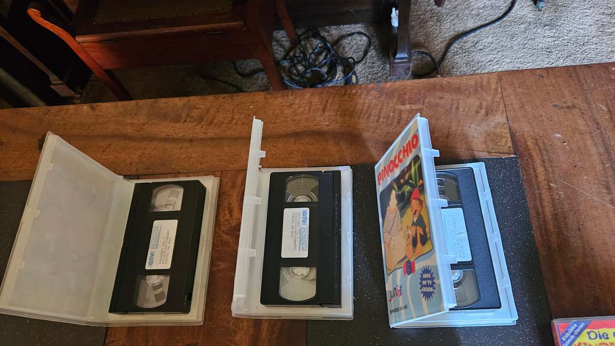 Vintage VHS Tapes Children Movies