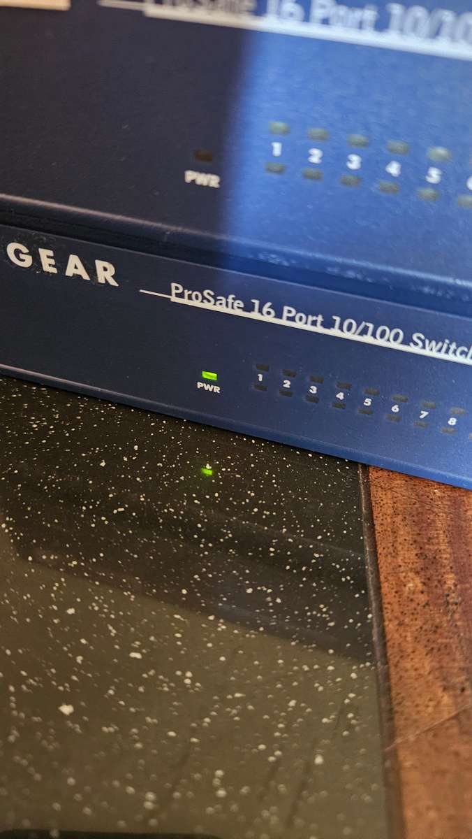Unused NetGear 16 Port 10/100 Switches
