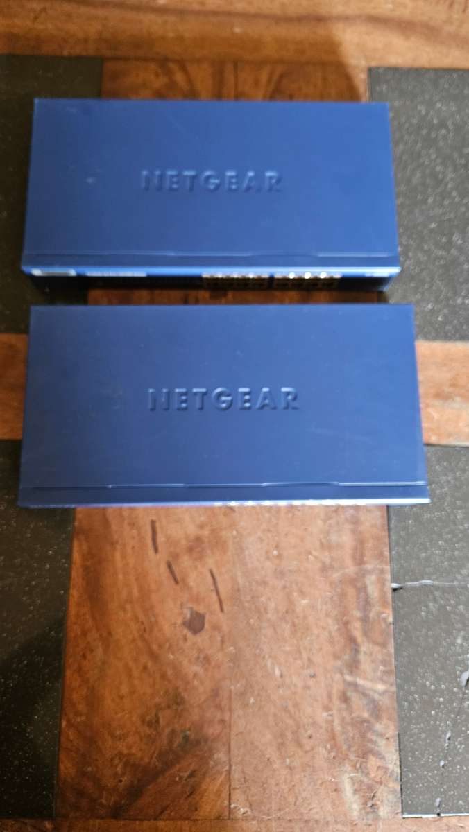 Unused NetGear 16 Port 10/100 Switches