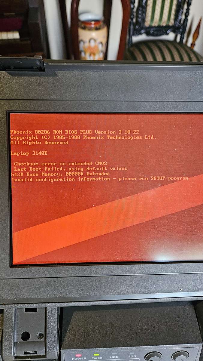 Vintage LapTech Computer Model 3140