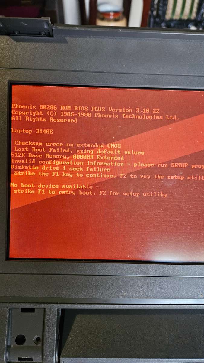 Vintage LapTech Computer Model 3140