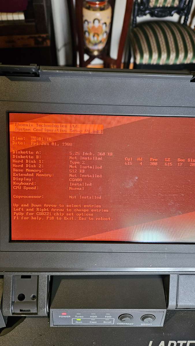 Vintage LapTech Computer Model 3140