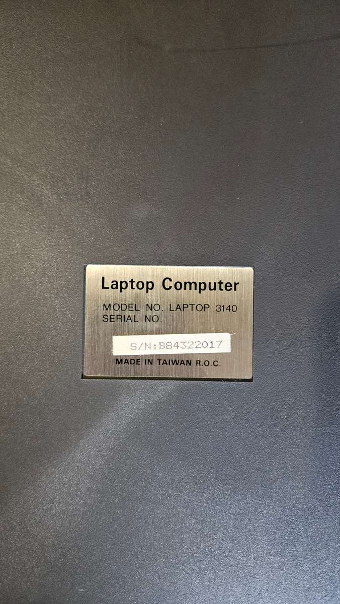 Vintage LapTech Computer Model 3140
