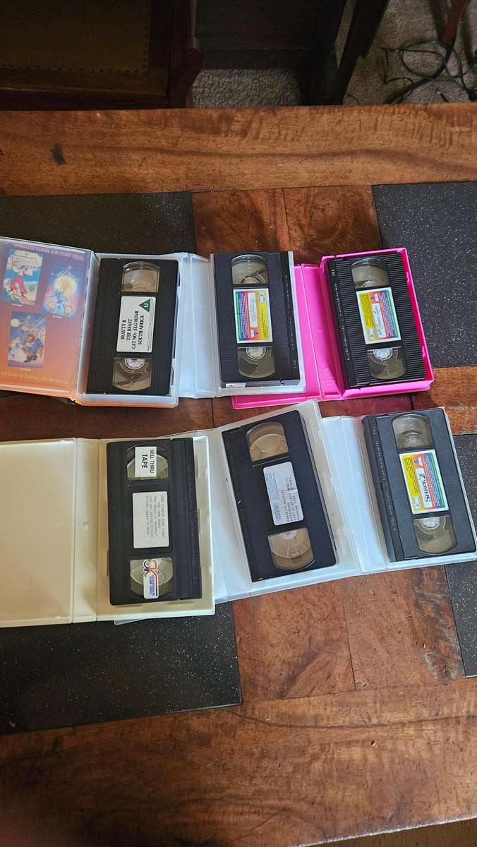 Vintage VHS Movie Tapes