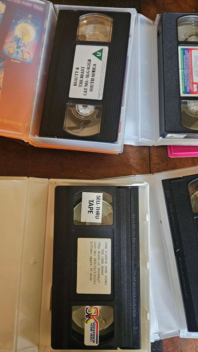 Vintage VHS Movie Tapes