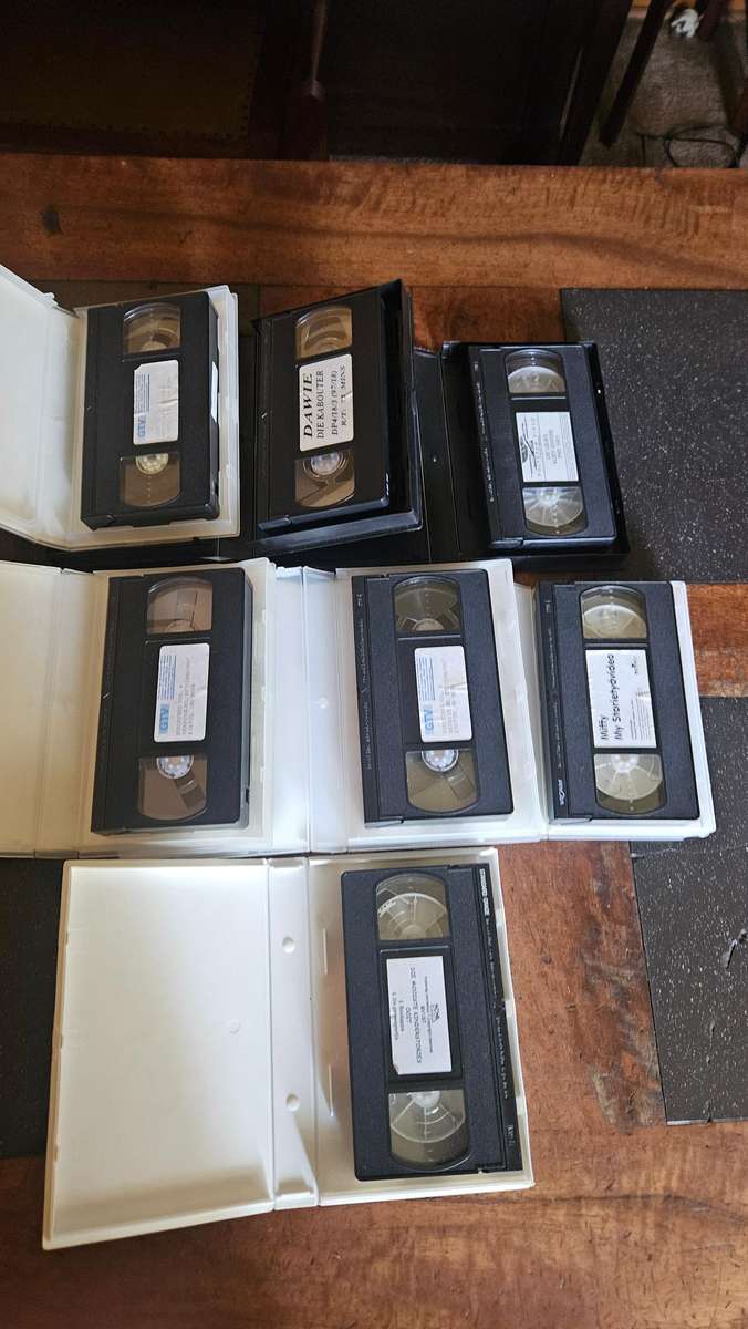 Vintage VHS Movie Tapes