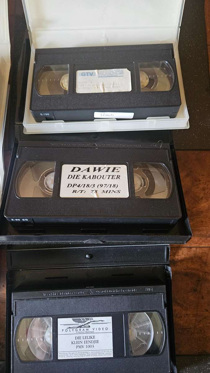 Vintage VHS Movie Tapes