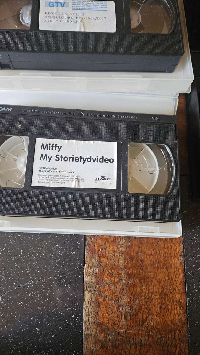 Vintage VHS Movie Tapes