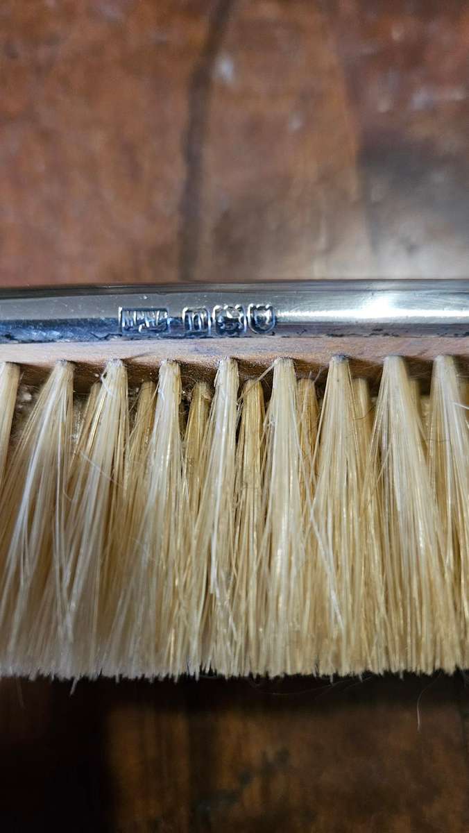 Silver Hall Marked Brush