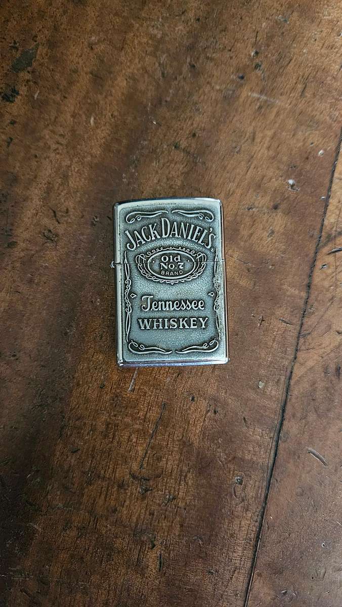 Rare Jack Daniels Zippo with Pewter Face