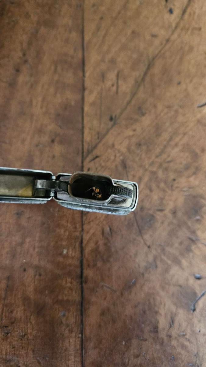 Rare Jack Daniels Zippo with Pewter Face