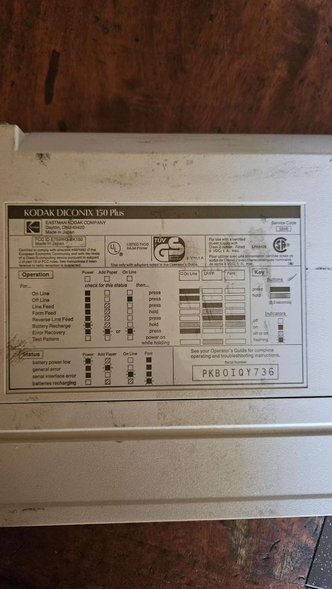 Vintage Rolodex & A Vintage Kodak Diconix 150 Plus