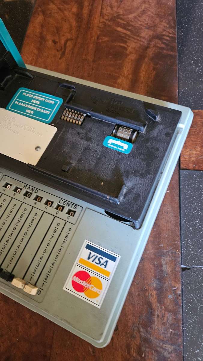 Vintage Credit Card Machine
