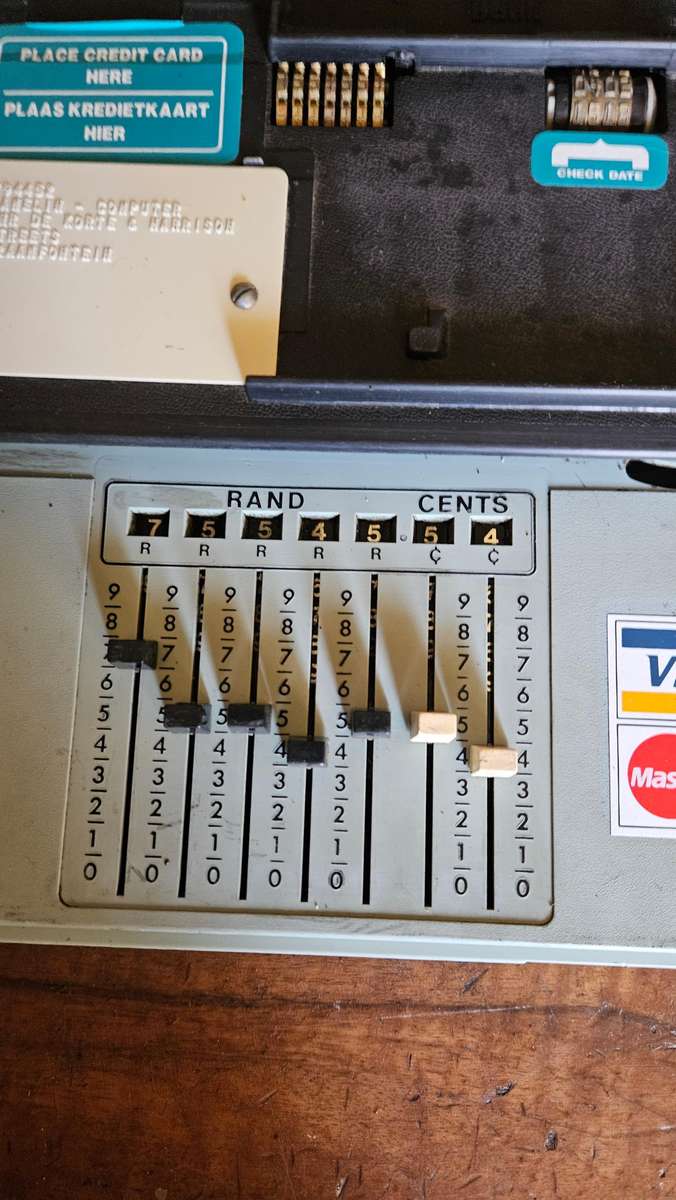 Vintage Credit Card Machine