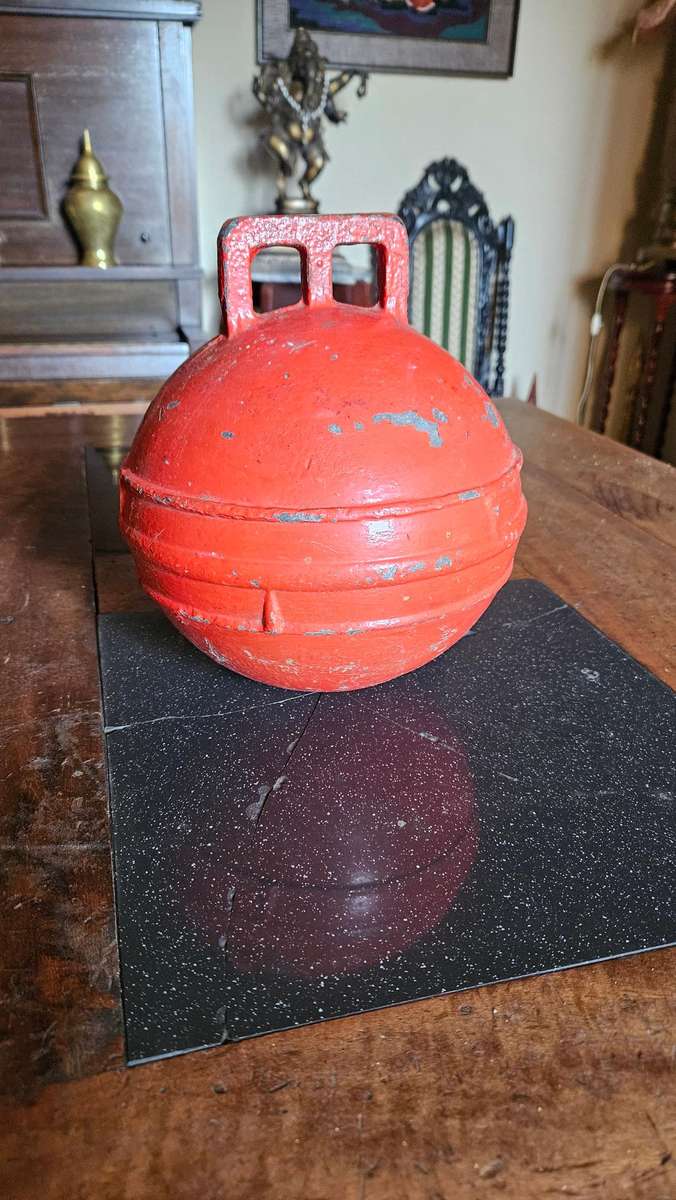 Antique Metal Fishing Float