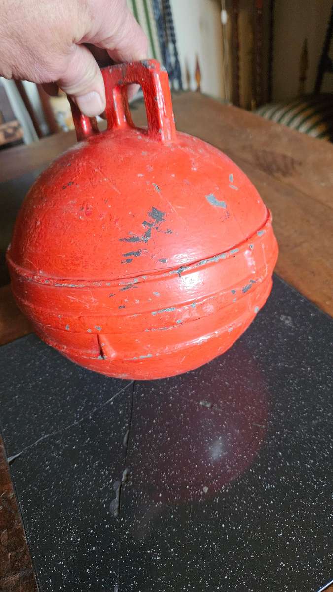 Antique Metal Fishing Float