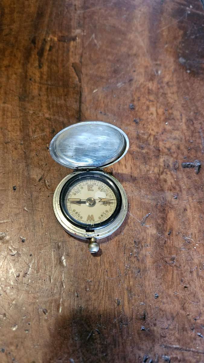 Antique Officers Pocket Compass