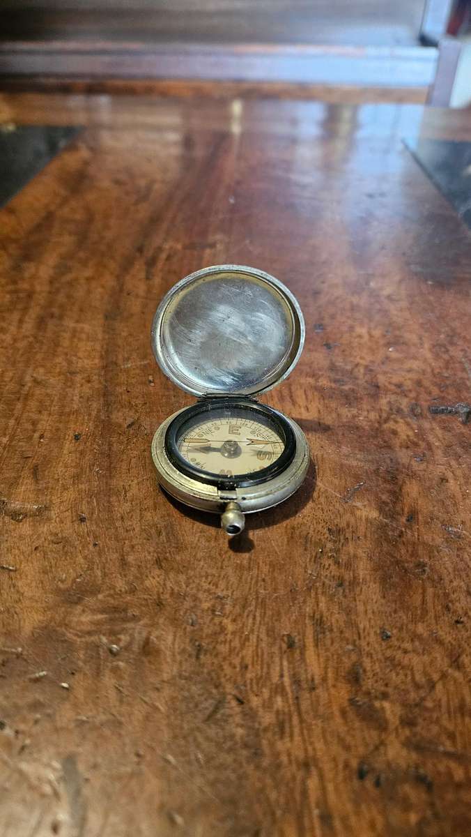 Antique Officers Pocket Compass
