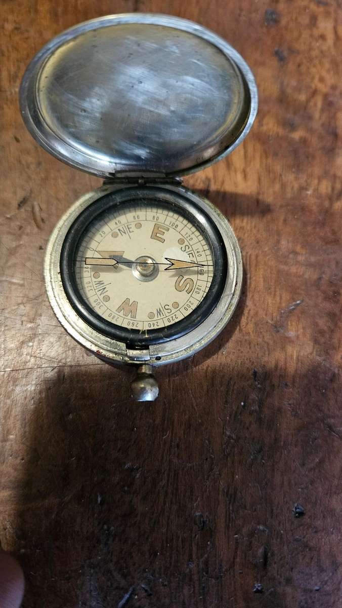 Antique Officers Pocket Compass