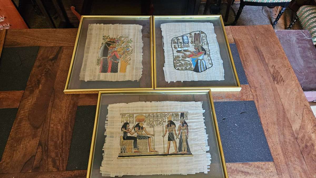 Framed Egyptian Art