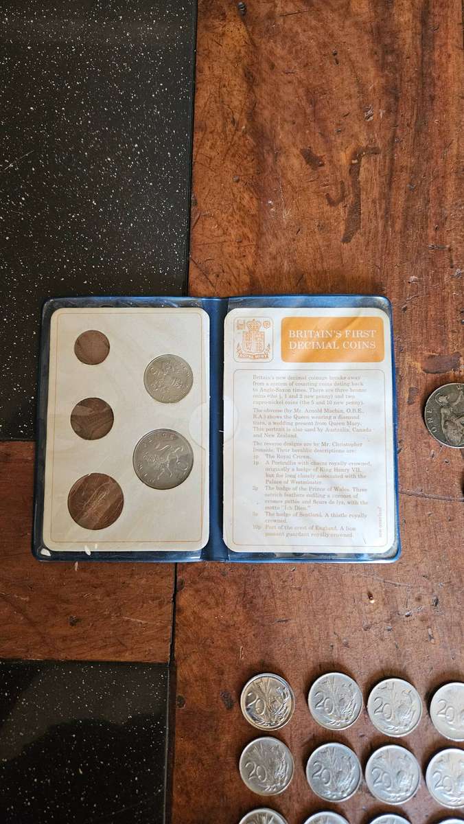 Collectable South African Coin Lot Plus More
