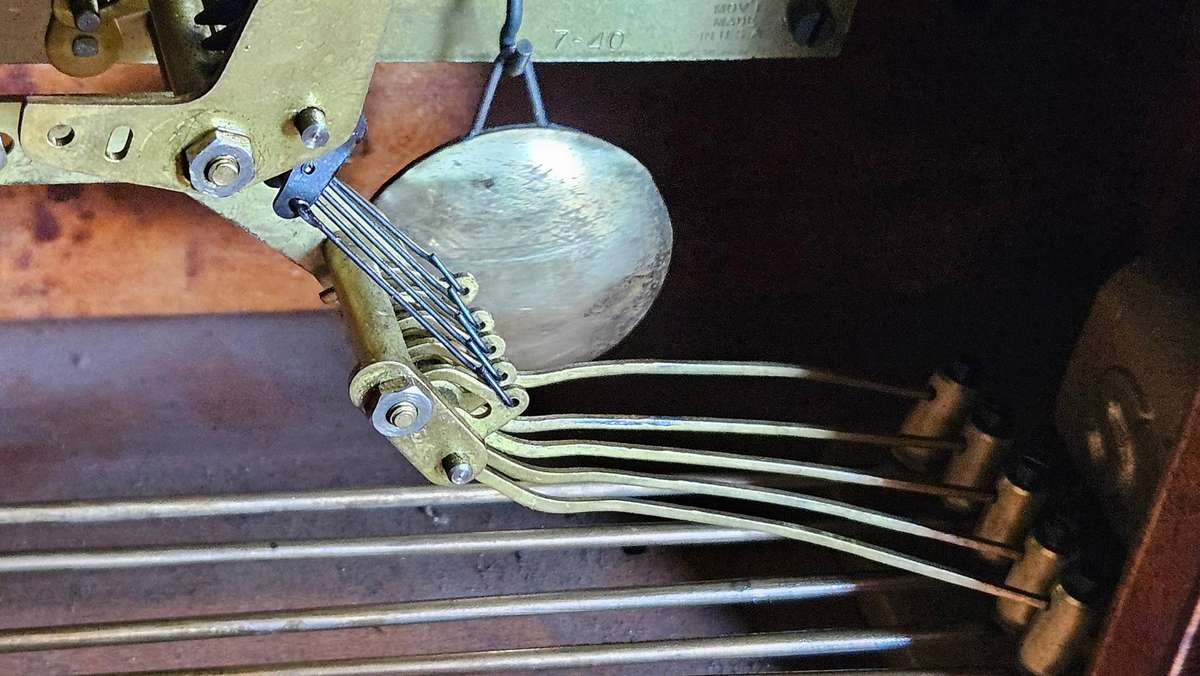 "RESERVED FOR macMcC9848"    1920s Seth Thomas Mantle Clock 124 Series 8 day Chime