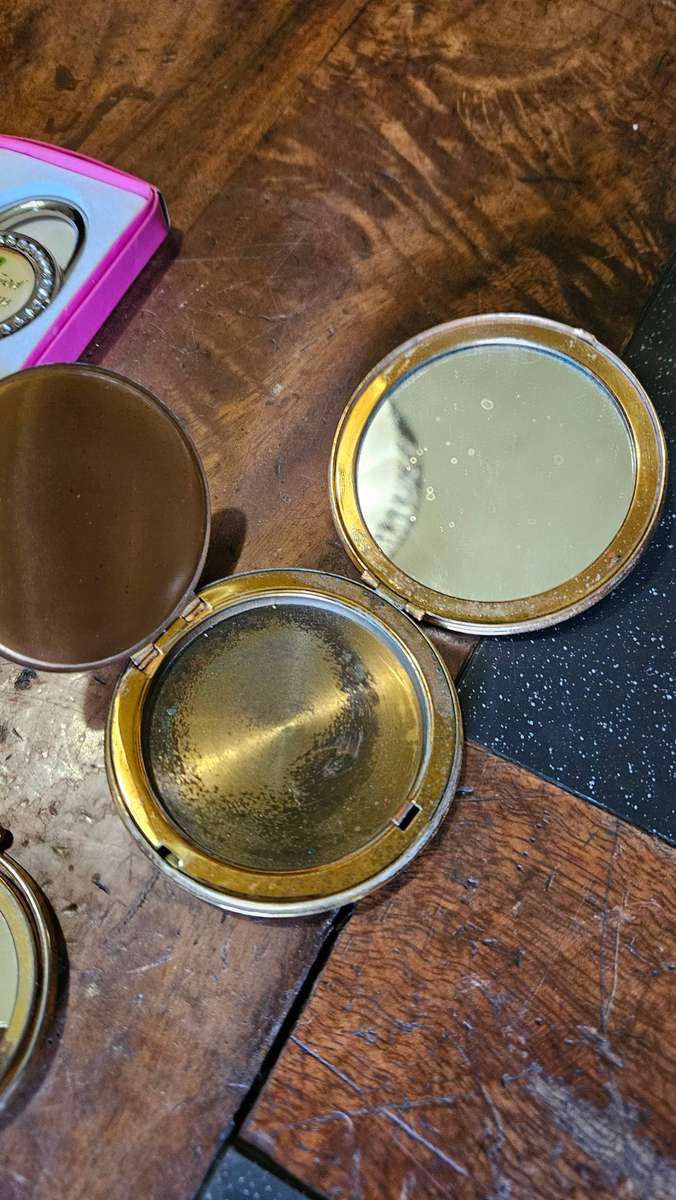 Vintage Vanity Mirrors & Handbag Charm