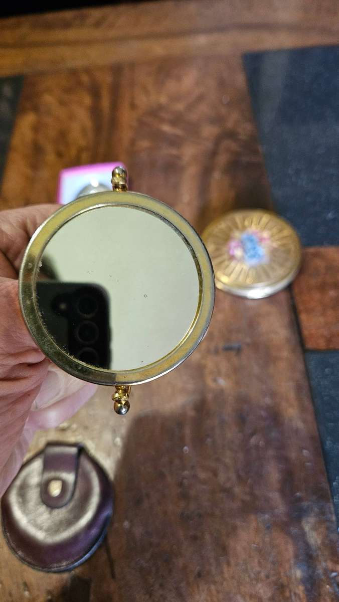 Vintage Vanity Mirrors & Handbag Charm