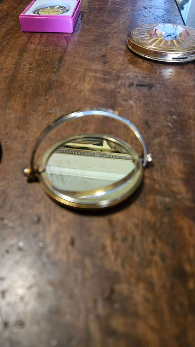 Vintage Vanity Mirrors & Handbag Charm