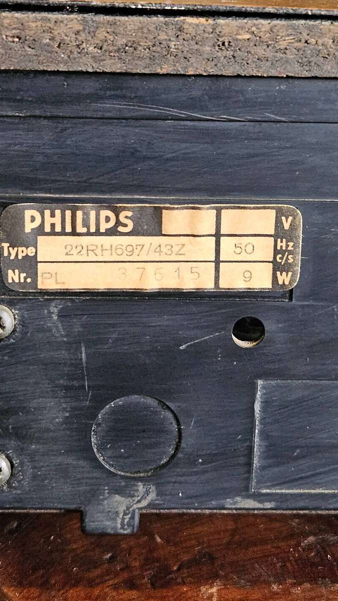 Rare Vintage Philips 697 Tuner Radio