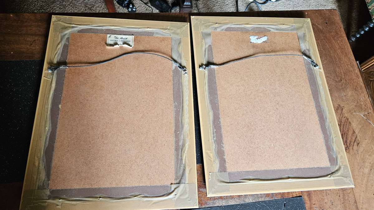 Beautiful Framed Bar Art