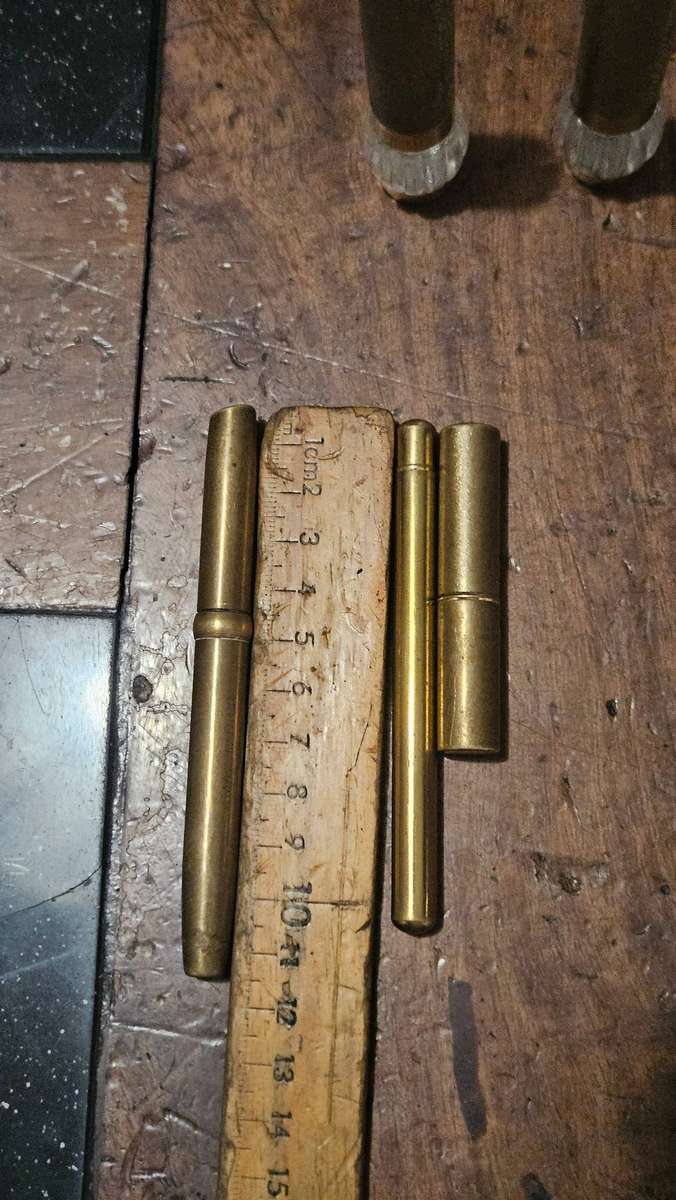 Max Factor & Vanda Brass Make Up Containers