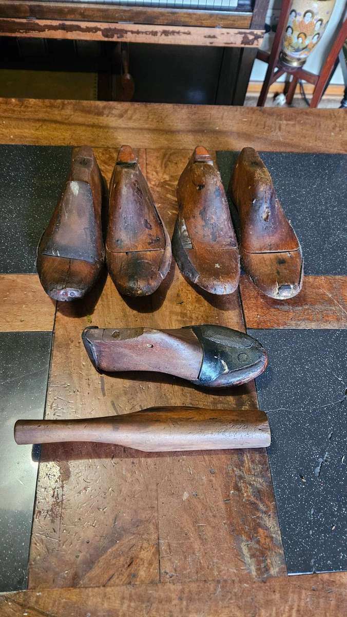 Antique Cobblers  Wooden Shoe Lasts