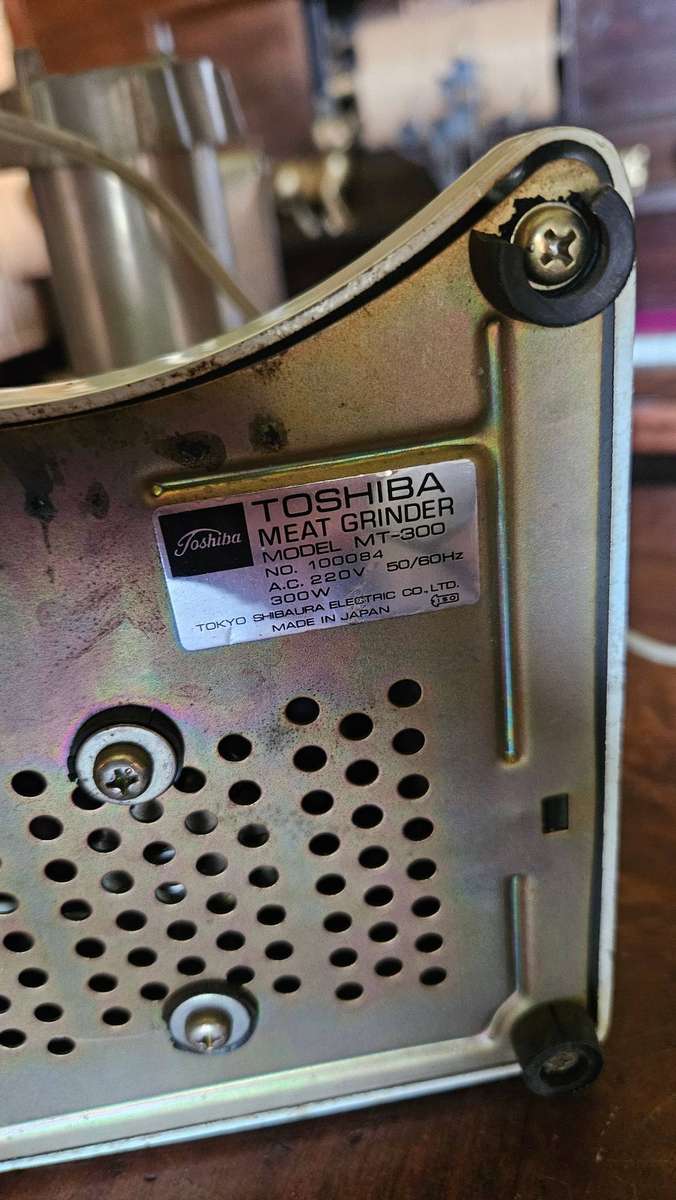 Vintage Toshiba Cooking Master Meat Mincer