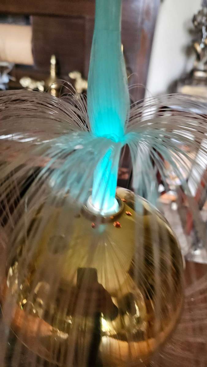 Vintage Optic Fiber Lamp
