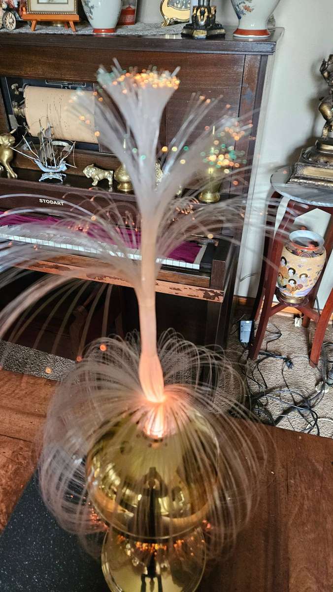 Vintage Optic Fiber Lamp