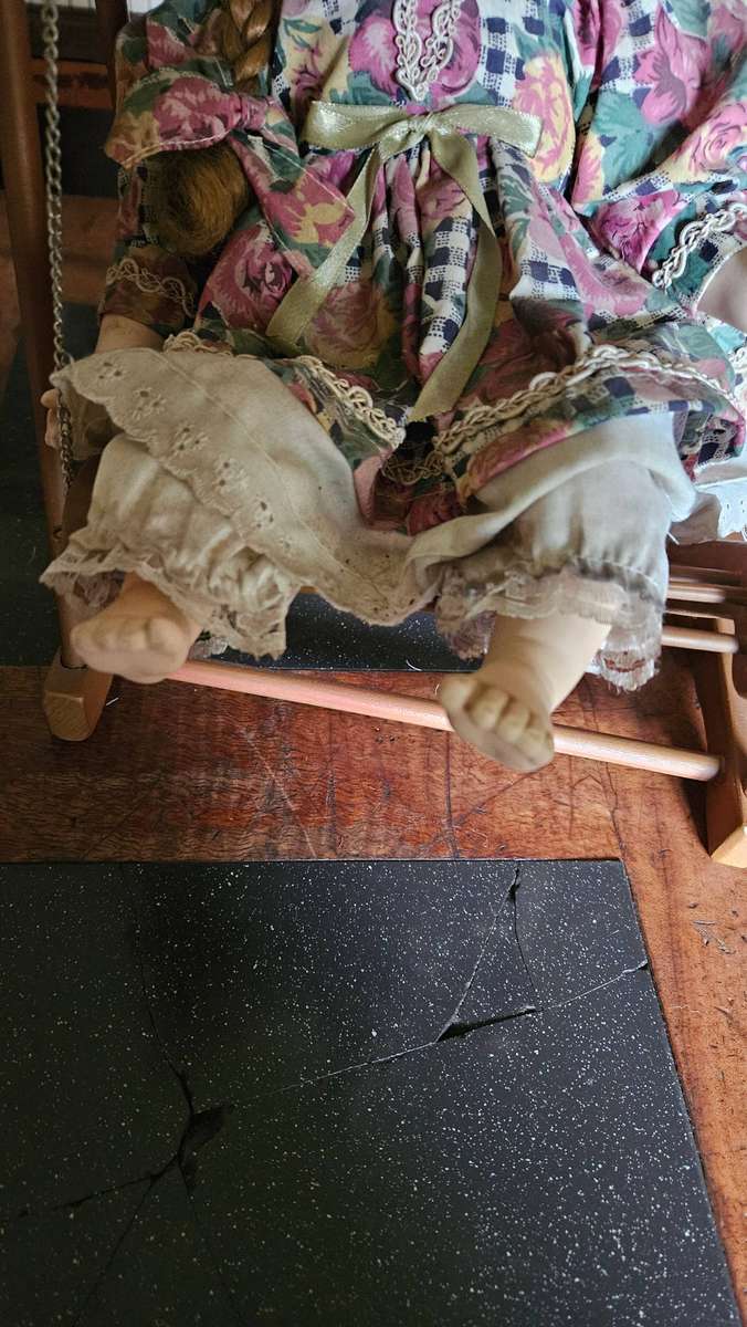 Vintage Doll on Swing
